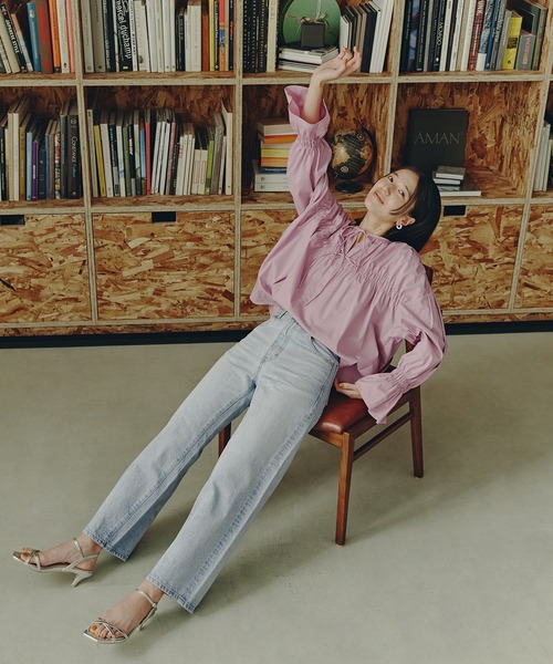 N.(N. Natural Beauty Basic)(エヌエヌナチュラルビューティーベーシック)の「【SOMETHING×N.】◆LISAヴィンテージワイド(デニムパンツ・レディース・ライトブルー/ブルー・SMALL/MEDIUM)」の20枚目の写真