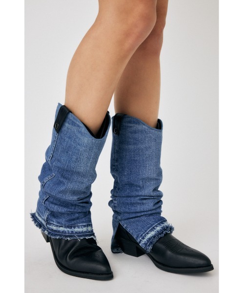 MOUSSY（マウジー）の「DENIM WESTERN ブーツ（ブーツ）」 - WEAR