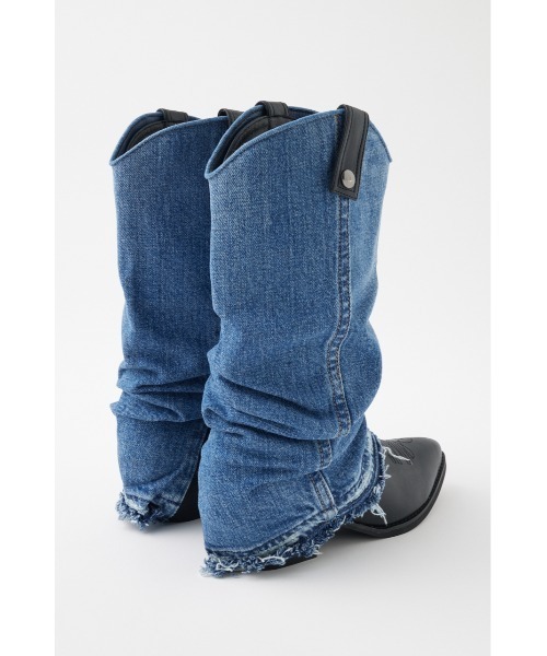 MOUSSY（マウジー）の「DENIM WESTERN ブーツ（ブーツ）」 - WEAR