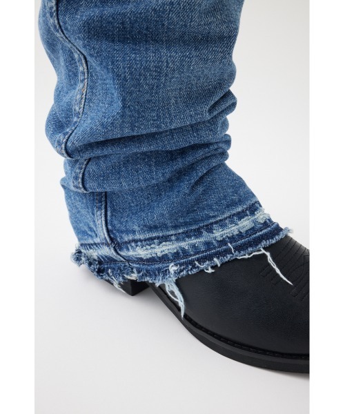 MOUSSY(マウジー)の「DENIM WESTERN ブーツ(ブーツ・レディース・ブルー・LARGE/MEDIUM/SMALL)」の3枚目の写真