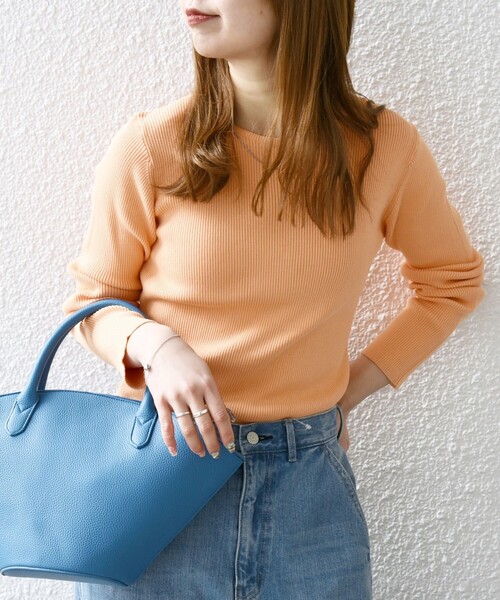 セール】SHIPS any:〈手洗い可能〉コットン クルーネック ベーシック