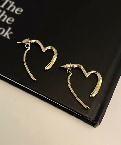 HALEY PESCA（ヘーリーペスカ）の「HALEY PESCA/ペアハートピアス（ピアス（両耳用）・レディース・シルバー/ゴールド・FREE）」の14枚目の写真