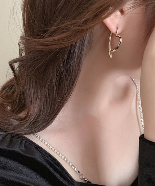 HALEY PESCA（ヘーリーペスカ）の「HALEY PESCA/ペアハートピアス（ピアス（両耳用）・レディース・シルバー/ゴールド・FREE）」の20枚目の写真