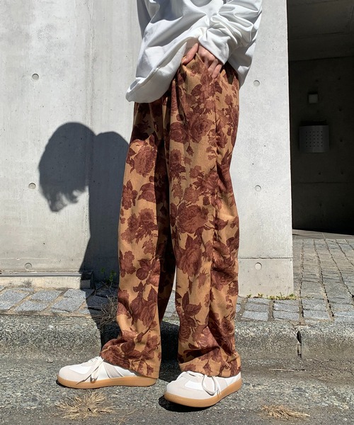 セール】フラワー柄 ワイドパンツ（その他パンツ）｜SHEPP