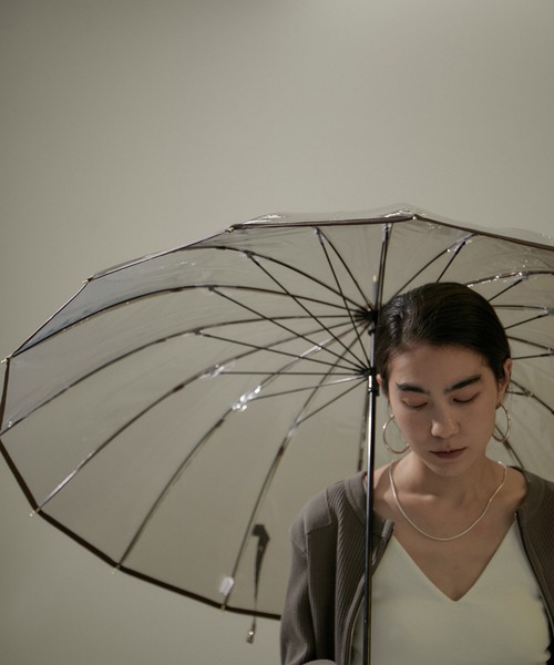 SALON adam et rope'（サロン アダム エ ロペ）の「クリアバンブーアンブレラ（長傘・レディース・ダークブラウン/ブラック系その他・FREE）」の7枚目の写真