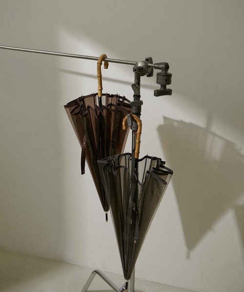 SALON adam et rope'（サロン アダム エ ロペ）の「クリアバンブーアンブレラ（長傘・レディース・ダークブラウン/ブラック系その他・FREE）」の10枚目の写真