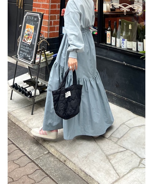 jumelle（ジュメロ）の「quilting hand mini tote（ハンドバッグ・レディース・ブラック/ピンク・FREE）」の8枚目の写真