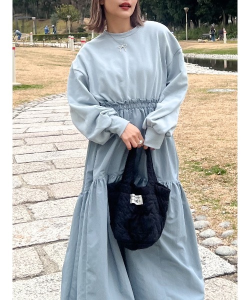 jumelle（ジュメロ）の「quilting hand mini tote（ハンドバッグ・レディース・ブラック/ピンク・FREE）」の12枚目の写真