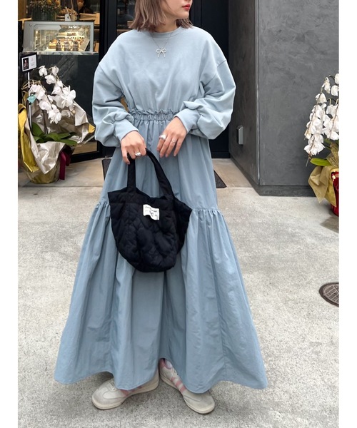 jumelle（ジュメロ）の「quilting hand mini tote（ハンドバッグ・レディース・ブラック/ピンク・FREE）」の3枚目の写真