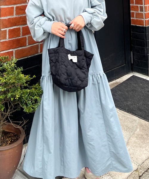 JUMELLE(ジュメロ)の「quilting hand mini tote(ハンドバッグ・レディース・ブラック/ピンク・FREE)」の10枚目の写真