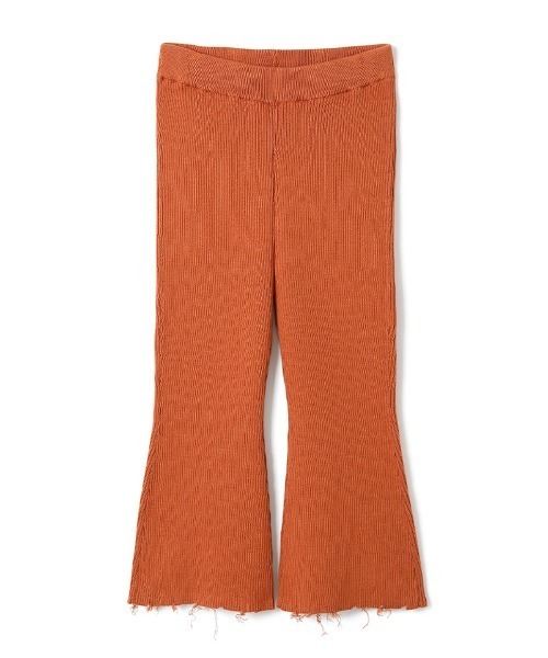 Cotton Rib Cushion Pants/Bordeaux｜PERVERZE | パーバーズの