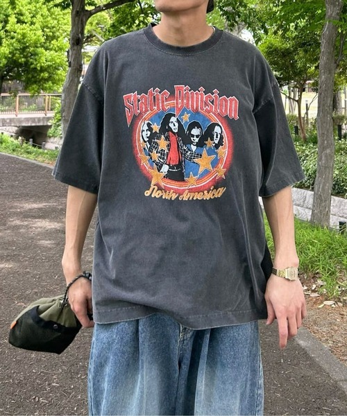 CPCM(シーピーシーエム)の「パウダー加工ビンテージライクT(Tシャツ/カットソー・メンズ・ダークグレー/ブラック/ブラック系その他2/ブラック系その他/ブラック系その他3/チャコールグレー/グレー系その他/グレー/グレー系その他2/グレー系その他3/グレー系その他4/ダークブラック・MEDIUM/LARGE)」の8枚目の写真