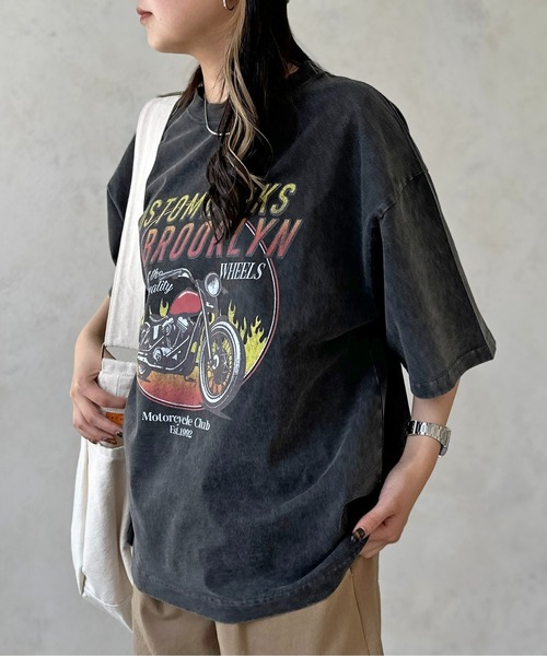 CPCM(シーピーシーエム)の「パウダー加工ビンテージライクT(Tシャツ/カットソー・メンズ・ダークグレー/ブラック/ブラック系その他2/ブラック系その他/ブラック系その他3/チャコールグレー/グレー系その他/グレー/グレー系その他2/グレー系その他3/グレー系その他4/ダークブラック・MEDIUM/LARGE)」の13枚目の写真