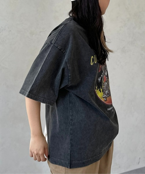 CPCM(シーピーシーエム)の「パウダー加工ビンテージライクT(Tシャツ/カットソー・メンズ・ダークグレー/ブラック/ブラック系その他2/ブラック系その他/ブラック系その他3/チャコールグレー/グレー系その他/グレー/グレー系その他2/グレー系その他3/グレー系その他4/ダークブラック・MEDIUM/LARGE)」の15枚目の写真