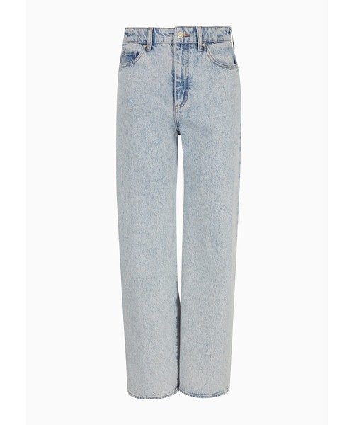 ARMANI EXCHANGE(アルマーニエクスチェンジ)の「【A|X アルマーニ エクスチェンジ】ライトブルーウォッシュ デニムパンツ_J38 RELAXED(デニムパンツ・レディース・インディゴブルー・25inch/26inch/27inch/28inch/24inch/30inch/32inch)」の5枚目の写真