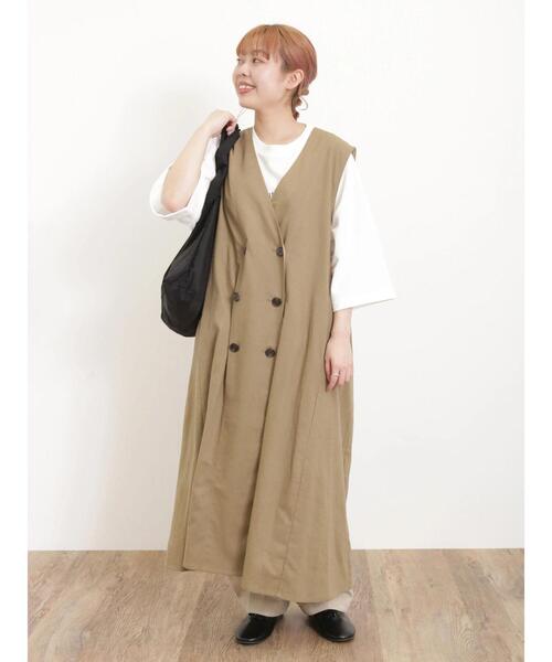 Samansa Mos2（サマンサ モスモス）の「シャーリングナイロンショルダー（ハンドバッグ・レディース・ブラック/キナリ・F）」の7枚目の写真