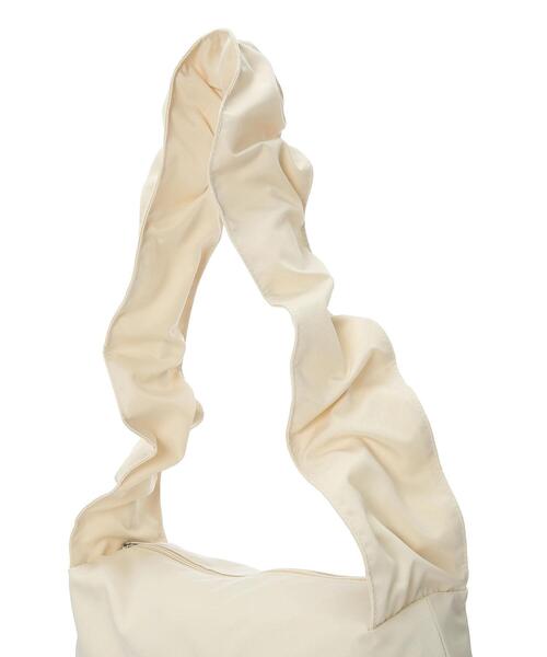 Samansa Mos2（サマンサ モスモス）の「シャーリングナイロンショルダー（ハンドバッグ・レディース・ブラック/キナリ・F）」の14枚目の写真