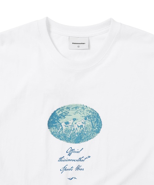 thisisneverthat（ディスイズネバーザット）の「Two Hounds Tee（Tシャツ/カットソー・メンズ・ホワイト/スカイブルー/ブラック・XL/S/M/L）」の11枚目の写真