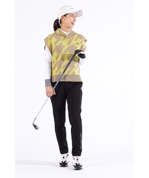 New Balance Golf(ニューバランスゴルフ)の「【new balance golf】裏メッシュ スウェット スリム ロングパンツ (WOMENS SPORT)(スウェットパンツ・レディース・ブラック/グレー/グリーン系その他・MEDIUM/LARGE/SMALL/X-SMALL)」の7枚目の写真