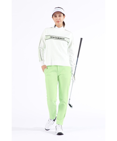 New Balance Golf(ニューバランスゴルフ)の「【new balance golf】裏メッシュ スウェット スリム ロングパンツ (WOMENS SPORT)(スウェットパンツ・レディース・ブラック/グレー/グリーン系その他・MEDIUM/LARGE/SMALL/X-SMALL)」の8枚目の写真