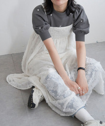 VENCEEXCHANGE | フリンジジャガードキャミワンピース(ワンピース)