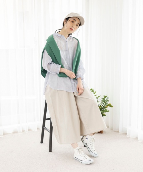 studio CLIP(スタディオクリップ)の「リネンキャップ(キャップ・レディース・ナチュラル/グリーン/ネイビー/ピンク/ブラック・FREE)」の8枚目の写真