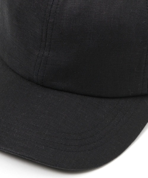 studio CLIP(スタディオクリップ)の「リネンキャップ(キャップ・レディース・ナチュラル/グリーン/ネイビー/ピンク/ブラック・FREE)」の15枚目の写真