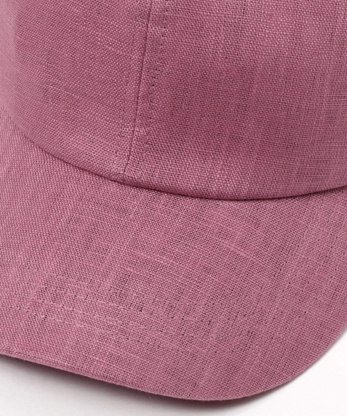 studio CLIP(スタディオクリップ)の「リネンキャップ(キャップ・レディース・ナチュラル/グリーン/ネイビー/ピンク/ブラック・FREE)」の19枚目の写真