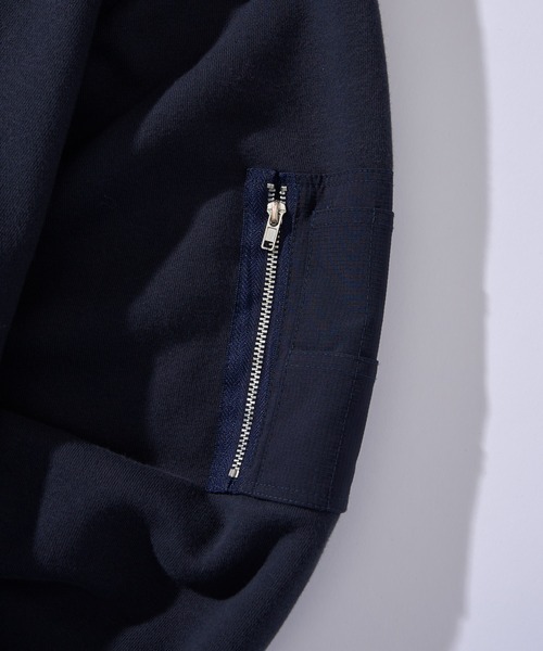 WHO'S WHO gallery（フーズフーギャラリー）の「【KOOKY'N/クーキー】BRONXスウェットマウンテンパーカー（マウンテンパーカー・メンズ・ネイビー/ライトグレー/チャコールグレー・FREE）」の22枚目の写真