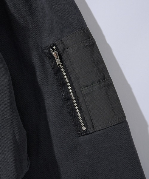 WHO'S WHO gallery（フーズフーギャラリー）の「【KOOKY'N/クーキー】BRONXスウェットマウンテンパーカー（マウンテンパーカー・メンズ・ネイビー/ライトグレー/チャコールグレー・FREE）」の11枚目の写真