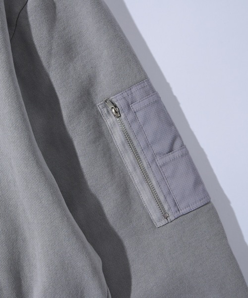 WHO'S WHO gallery（フーズフーギャラリー）の「【KOOKY'N/クーキー】BRONXスウェットマウンテンパーカー（マウンテンパーカー・メンズ・ネイビー/ライトグレー/チャコールグレー・FREE）」の16枚目の写真