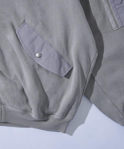 WHO'S WHO gallery（フーズフーギャラリー）の「【KOOKY'N/クーキー】BRONXスウェットマウンテンパーカー（マウンテンパーカー・メンズ・ネイビー/ライトグレー/チャコールグレー・FREE）」の18枚目の写真