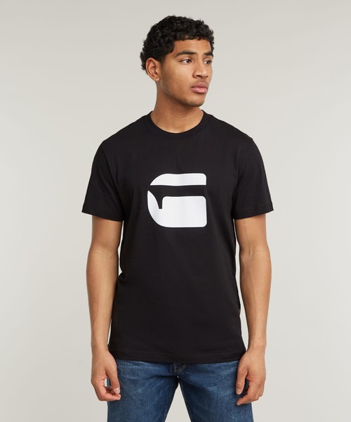 ジースター メンズ Tシャツ トップス Gstar Burger Bk Prnt Sn44 Finger Print Burger T-Shirt | ホワイト | G-STAR® JP