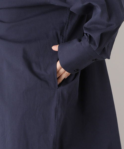 Spick & Span（スピックアンドスパン）の「コットンサテンハーフジップ 