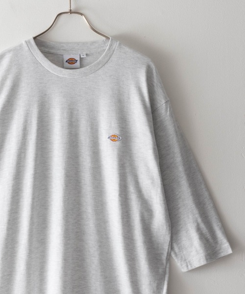 Dickies(ディッキーズ)の「Dickies スラブ七分袖Tシャツ(Tシャツ/カットソー・メンズ・オートミール/ブラック/杢グレー・XL/L/M/S/XXL)」の3枚目の写真