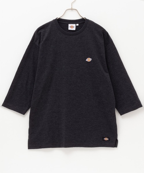 Dickies(ディッキーズ)の「Dickies スラブ七分袖Tシャツ(Tシャツ/カットソー・メンズ・オートミール/ブラック/杢グレー・XL/L/M/S/XXL)」の14枚目の写真