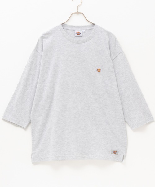 Dickies(ディッキーズ)の「Dickies スラブ七分袖Tシャツ(Tシャツ/カットソー・メンズ・オートミール/ブラック/杢グレー・XL/L/M/S/XXL)」の15枚目の写真