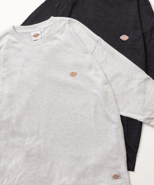 Dickies(ディッキーズ)の「Dickies スラブ七分袖Tシャツ(Tシャツ/カットソー・メンズ・オートミール/ブラック/杢グレー・XL/L/M/S/XXL)」の12枚目の写真
