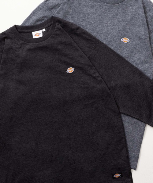Dickies(ディッキーズ)の「Dickies スラブ七分袖Tシャツ(Tシャツ/カットソー・メンズ・オートミール/ブラック/杢グレー・XL/L/M/S/XXL)」の11枚目の写真