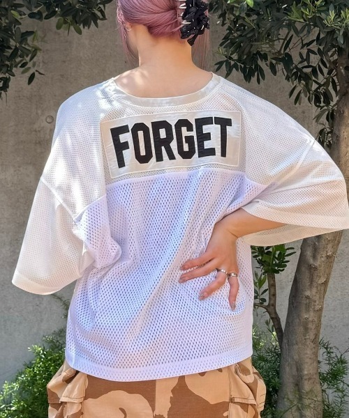 【セール】メッシュ サッカージャージ FMN-24SS-CS-002（Tシャツ/カットソー）｜forget-me-nots（フォーゲットミーノッツ）