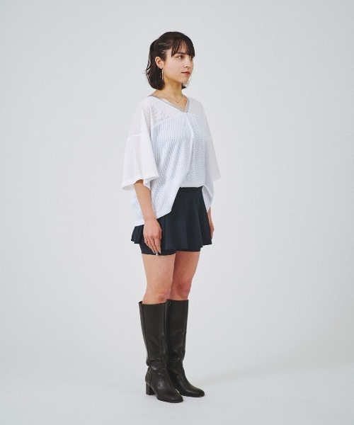 【セール】メッシュ サッカージャージ FMN-24SS-CS-002（Tシャツ/カットソー）｜forget-me-nots（フォーゲットミーノッツ）