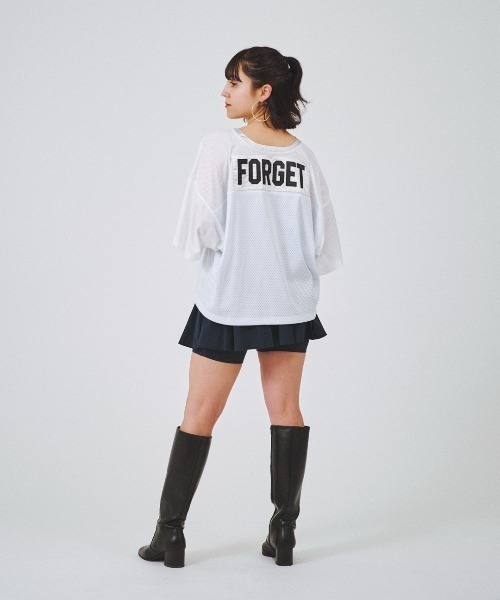 【セール】メッシュ サッカージャージ FMN-24SS-CS-002（Tシャツ/カットソー）｜forget-me-nots（フォーゲットミーノッツ）