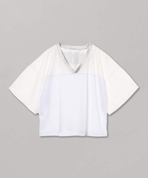 tシャツ メッシュ サッカージャージ FMN-24SS-CS-002 レディース forget-me-nots tシャツ メッシュ サッカージャージ FMN-24SS-CS