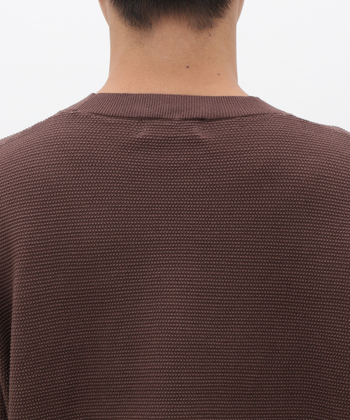 JOURNAL STANDARD J.S HOMESTEAD（ジャーナルスタンダードホームステッド）の「【J.S.Homestead】GIMA THERMAL MESH KNIT TEE（ニット/セーター・メンズ・ライトグリーン/ブラウン/ブラック・LARGE/MEDIUM）」の12枚目の写真