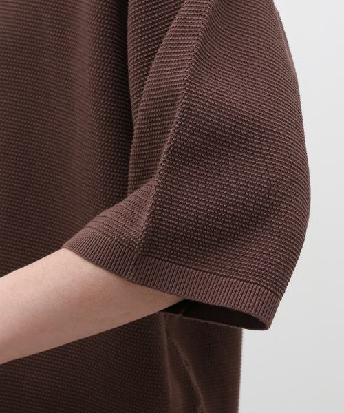 JOURNAL STANDARD J.S HOMESTEAD（ジャーナルスタンダードホームステッド）の「【J.S.Homestead】GIMA THERMAL MESH KNIT TEE（ニット/セーター・メンズ・ライトグリーン/ブラウン/ブラック・LARGE/MEDIUM）」の14枚目の写真