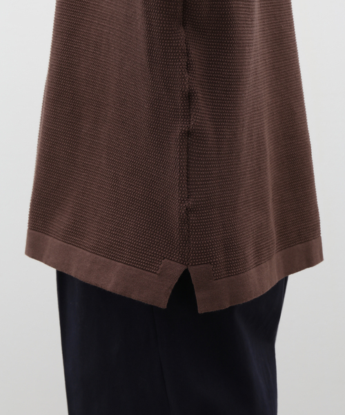 JOURNAL STANDARD J.S HOMESTEAD（ジャーナルスタンダードホームステッド）の「【J.S.Homestead】GIMA THERMAL MESH KNIT TEE（ニット/セーター・メンズ・ライトグリーン/ブラウン/ブラック・LARGE/MEDIUM）」の15枚目の写真