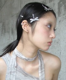 Vipoa | Dragonfly metallic hair clip 2set(ヘアピン)