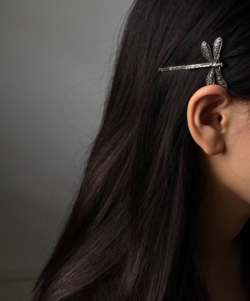 Vipoa(ヴィポア)の「Dragonfly metallic hair clip 2set(ヘアピン・レディース・シルバー・FREE)」の19枚目の写真