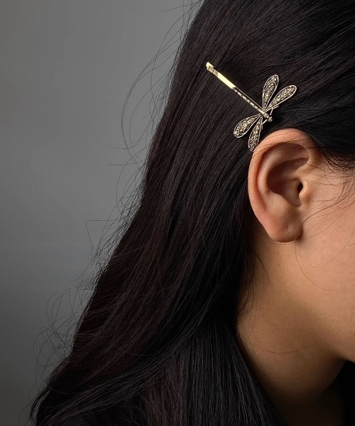 Vipoa(ヴィポア)の「Dragonfly metallic hair clip 2set(ヘアピン・レディース・シルバー・FREE)」の20枚目の写真