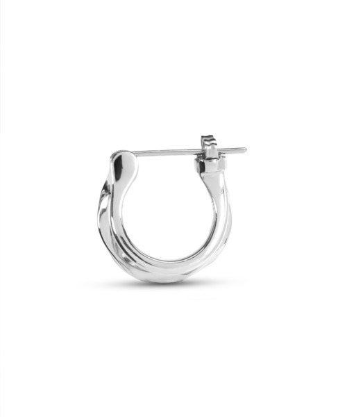 LION HEART（ライオンハート）の「“for Gift”クロッシングピアス（オーバーラップ）/シルバー925【LION HEART / ライオンハート】（ピアス（片耳用）・メンズ・シルバー・ONE SIZE）」の3枚目の写真